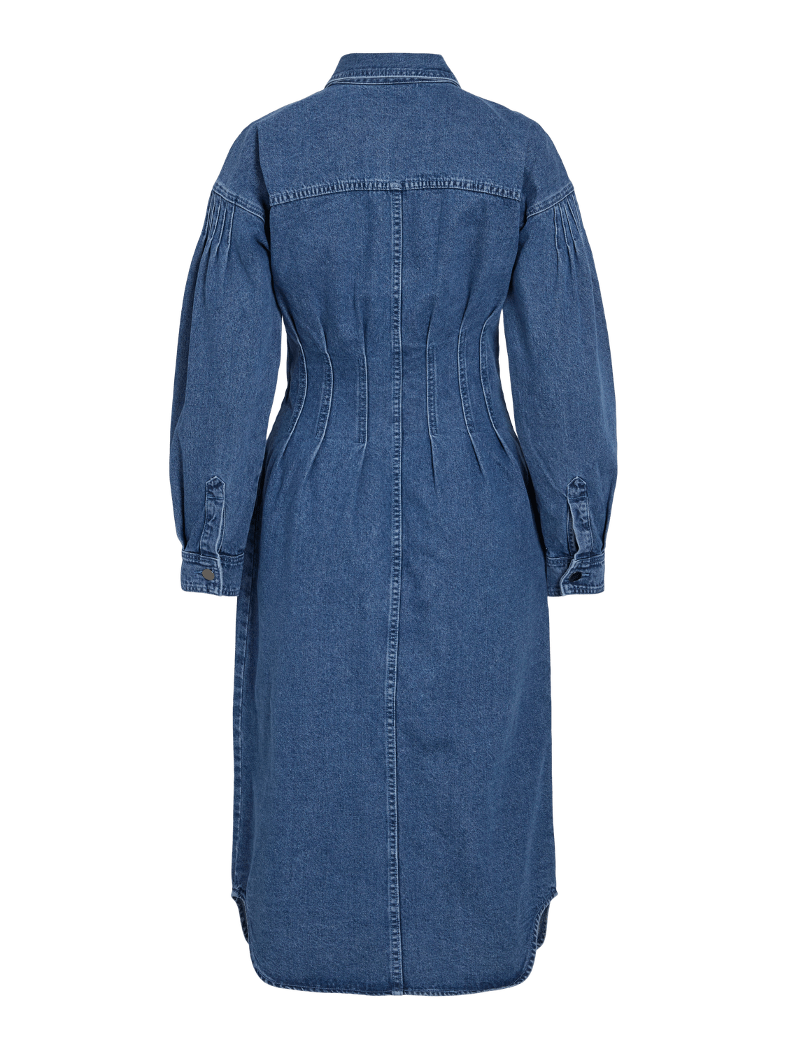 ROUANNELIESE Midi Dress - Dark Blue Denim - VERO MODA & VILA Bergvik